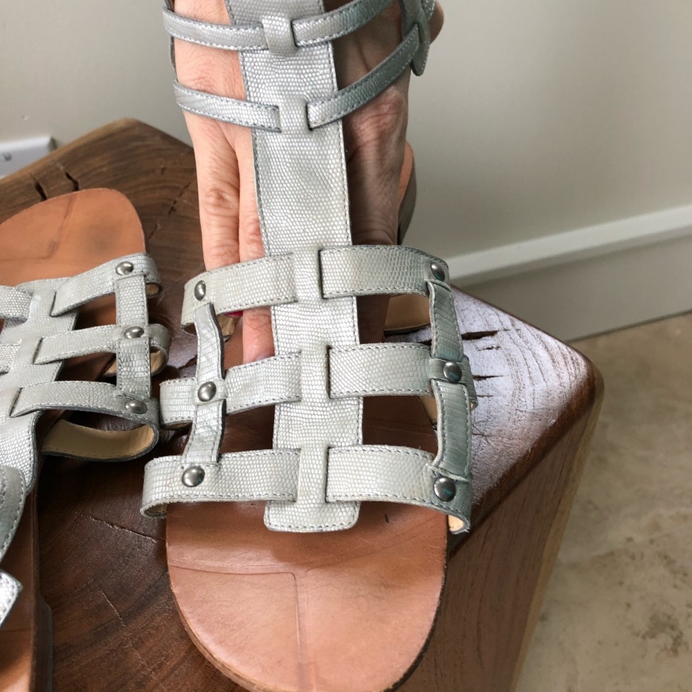 Boutique 9 Gladiator silver sandals